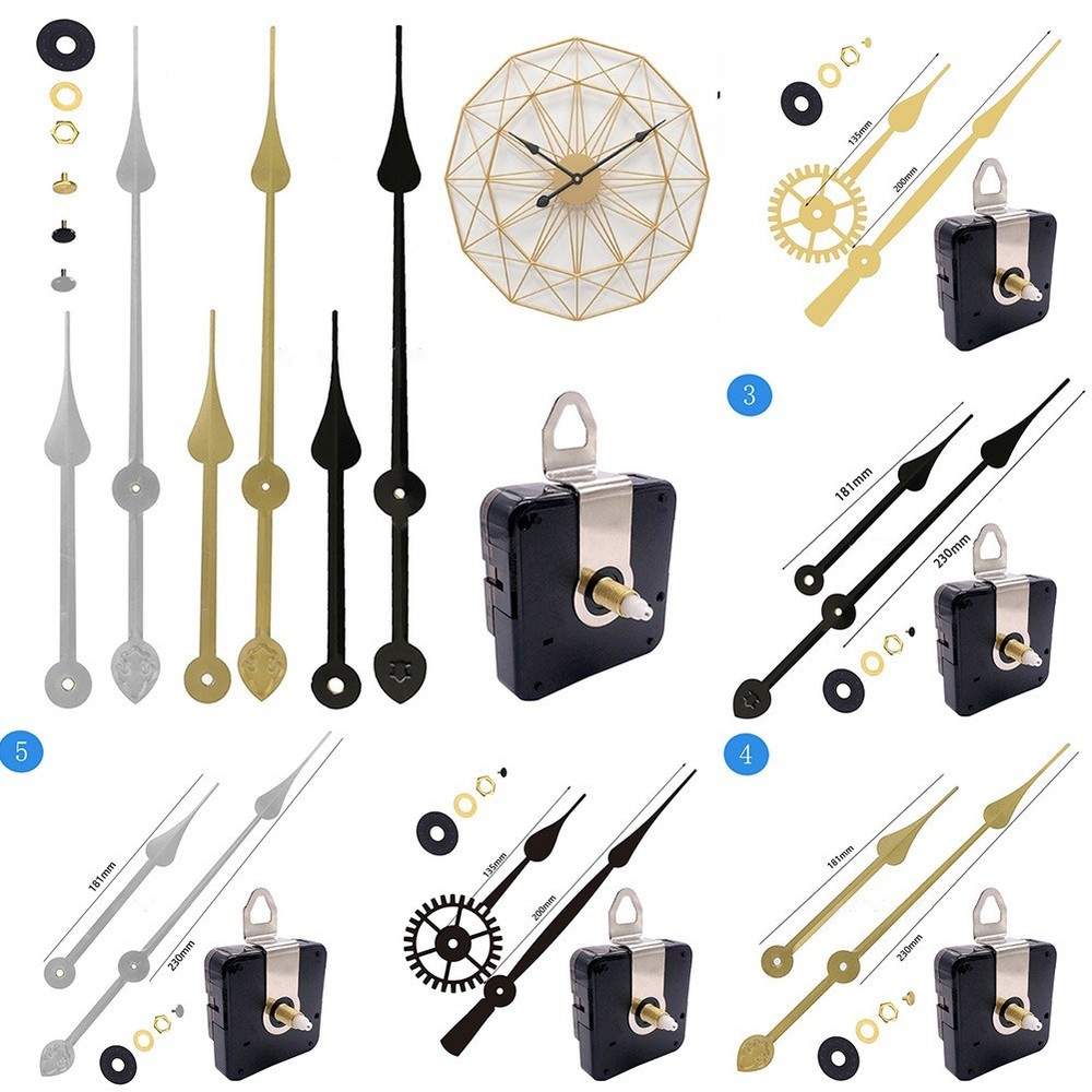 Replacement Clock Mechanism 50-60cm Clock Movement Easy To Use High Torque