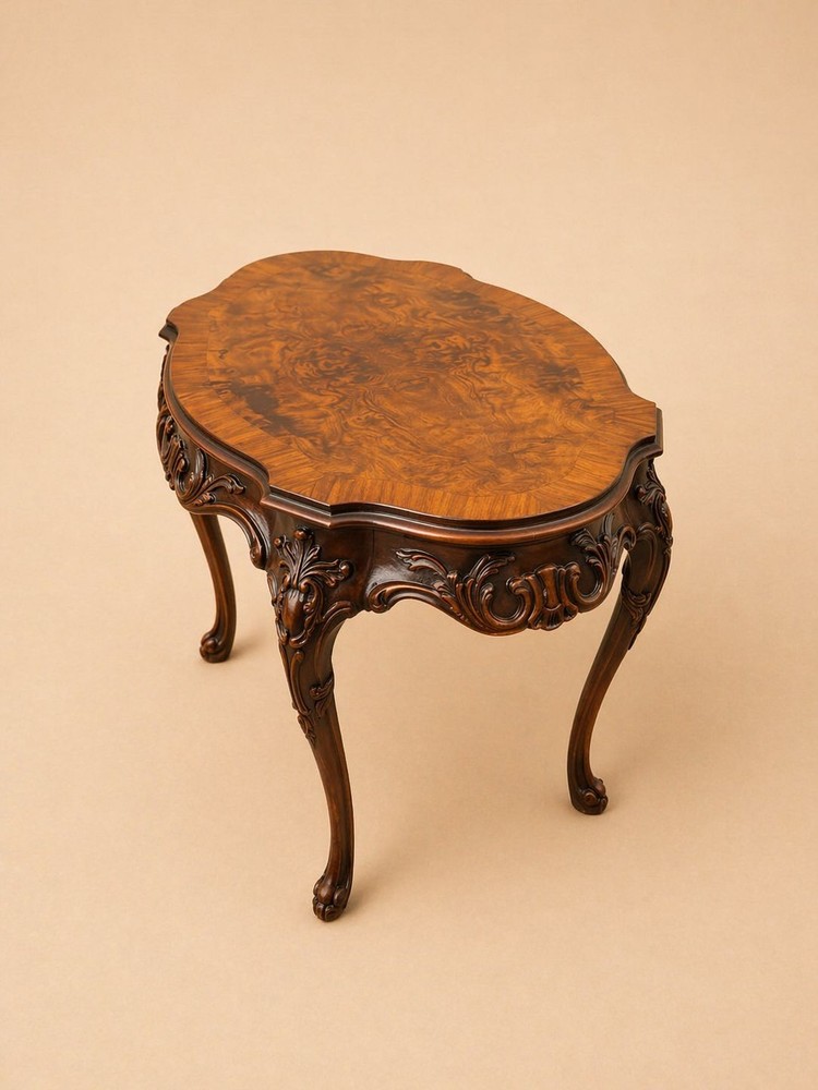 Beautiful 1920s walnut coffee table