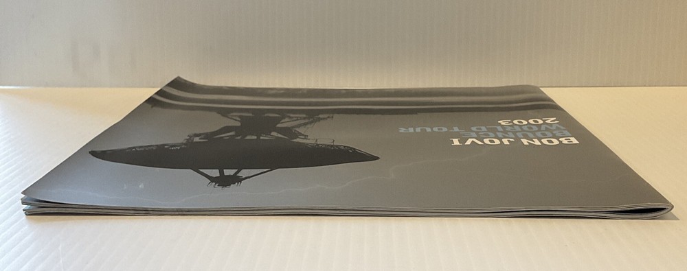 2003 JON BON JOVI BOUNCE WORLD TOUR CONCERT PROGRAM