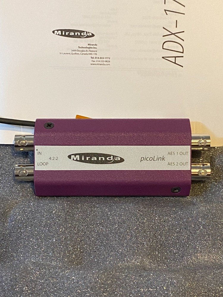 Miranda ADX-172p/75/110 Audio 4ch