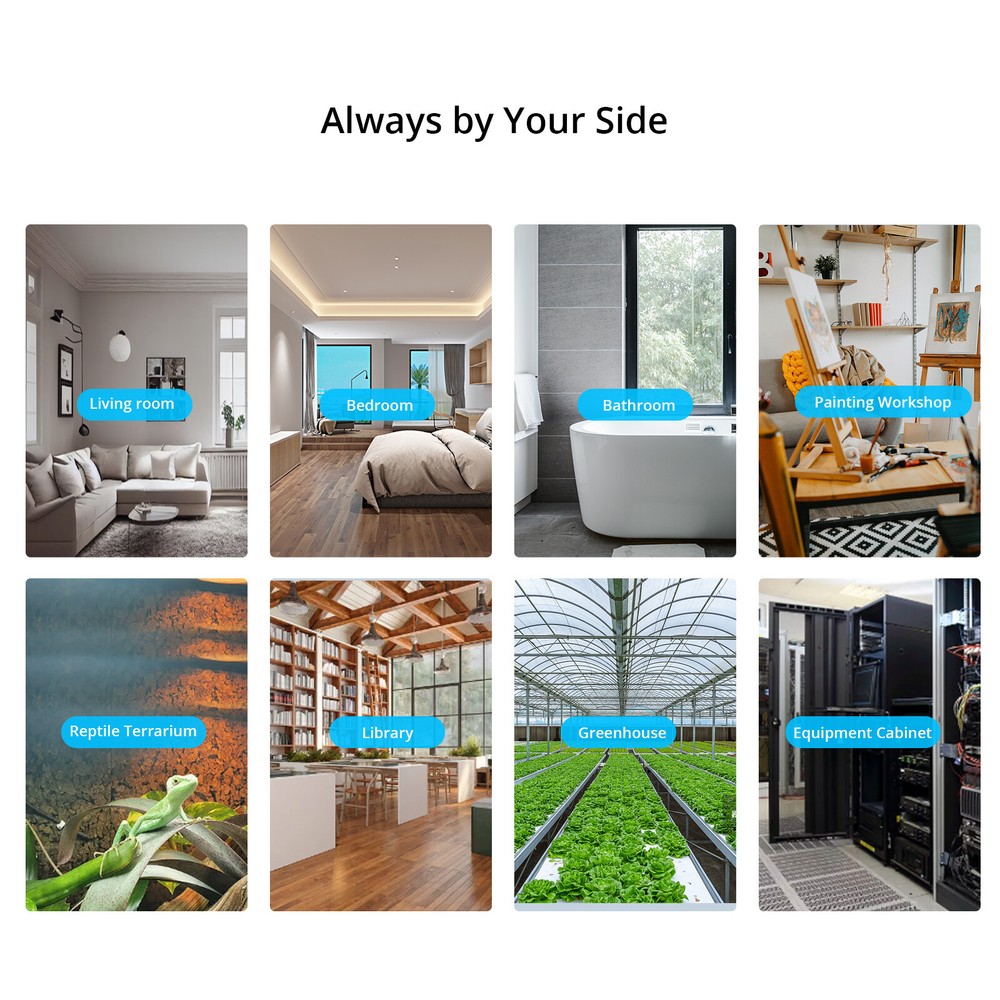 SONOFF SNZB-02P Smart Zigbee Temperature and Humidity Sensor Thermometer 2 Pack