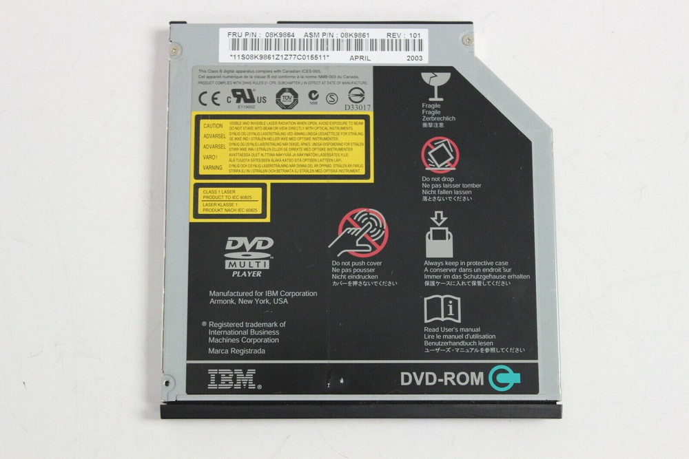 IBM Slim DVD ROM DRIVE MODULE THINKPAD MODEL GDR-8083N