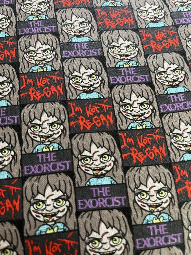 The Exorcist Regan handmade footstool