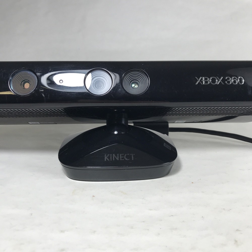 Xbox 360 Kinect Motion Sensor Model 1414 Black Video Game Camera Microsoft