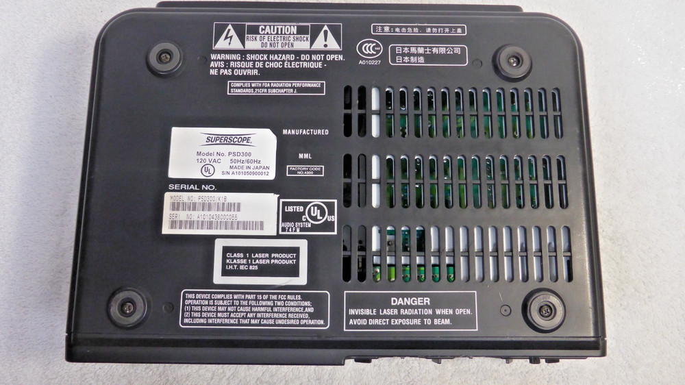 Superscope PSD300 Music Practice CD Recording System