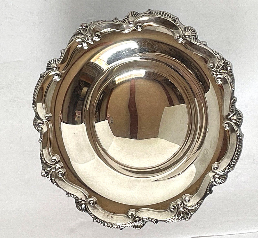 Lancaster EPCA Silver Plate by Poole Heavy 7" Relish or Candy Dish