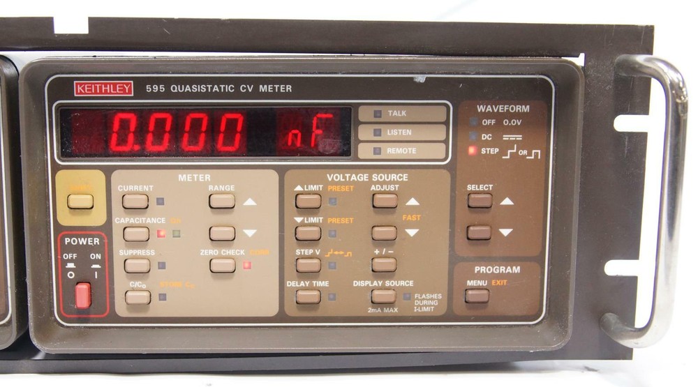 Keithley 595 Quasistatic CV Meter with Keithley 220 Programmable Current Source