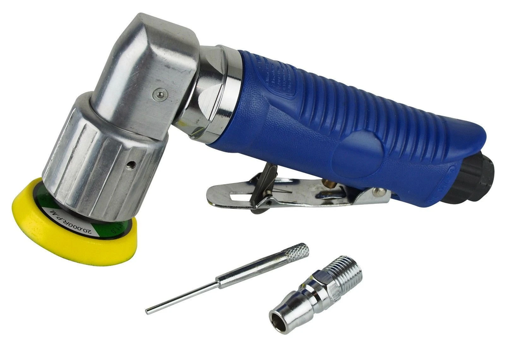 Blue 3'' Air Angle Sander 75mm Pad Air Coupling Air Tools Grinder