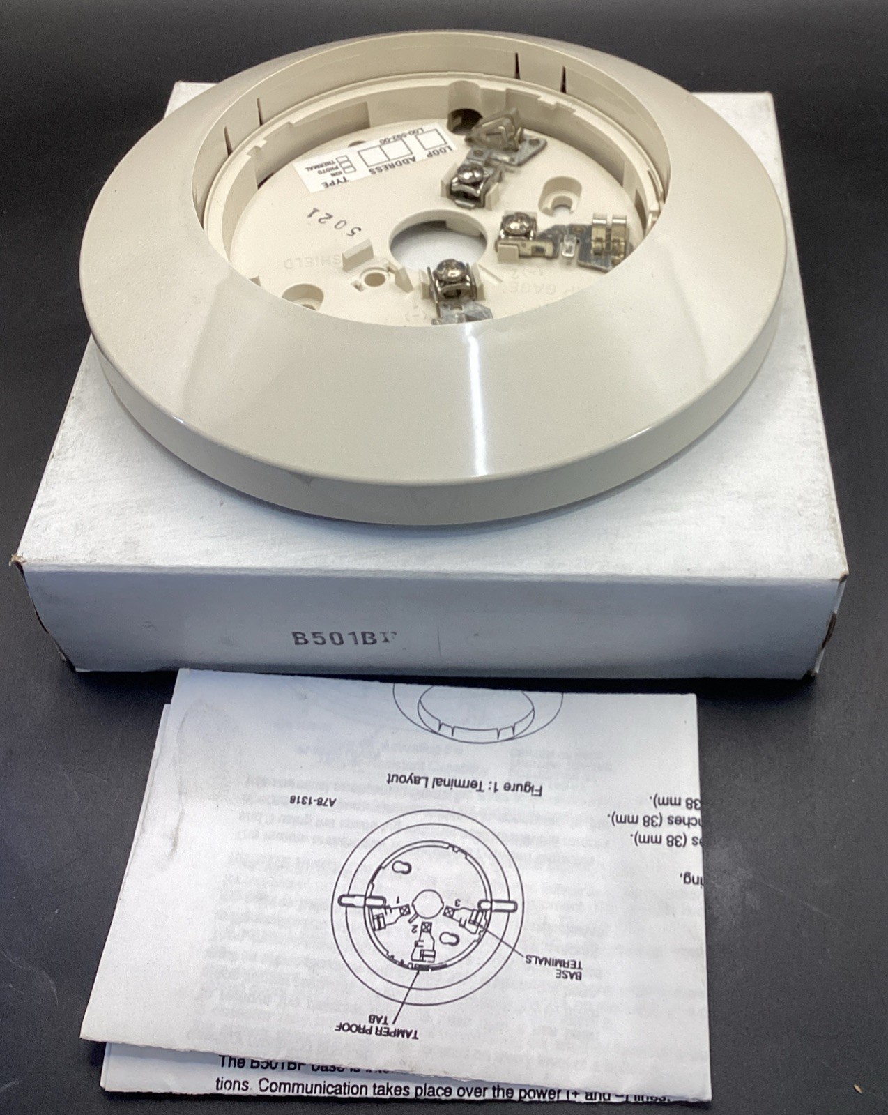 System Sensor B501BF Base Smoke Detector Fire Plug-in Base