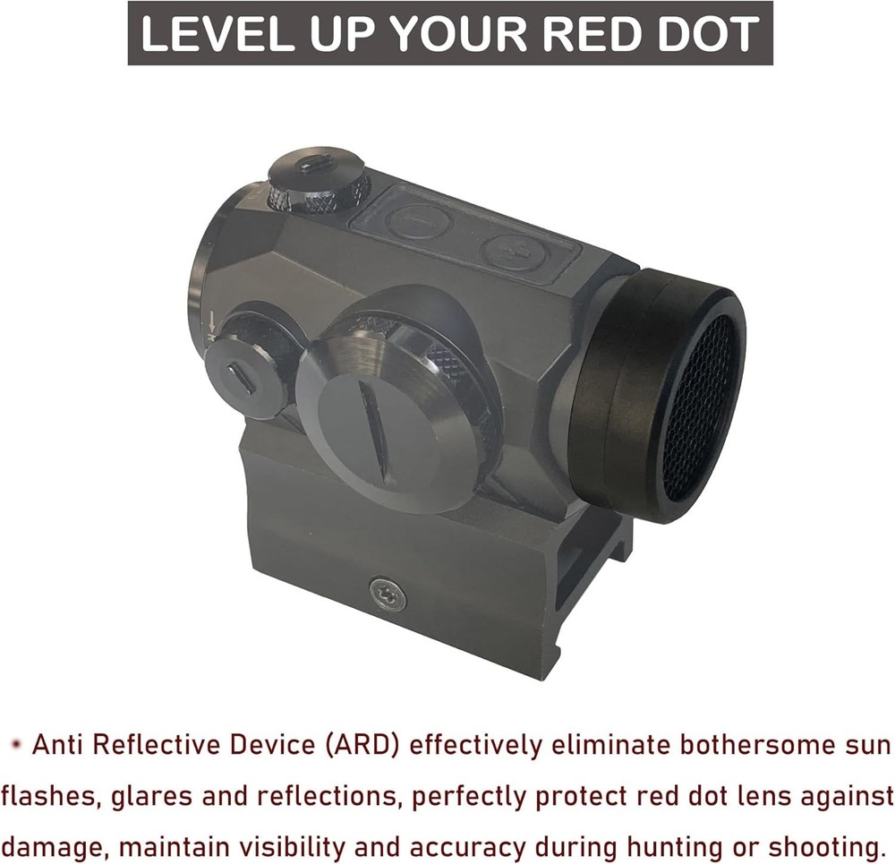 Killflash Anti-Reflection Device ARD - 2-Pack Lens Protector & Sun Shade Cove...