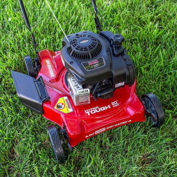 Hyper Tough 20" Side Discharge Push Mower with Briggs and Stratton Engine