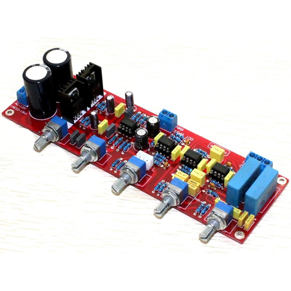1pcs NE5532 HiFi 2.1Tone Preamplifier Completed Board