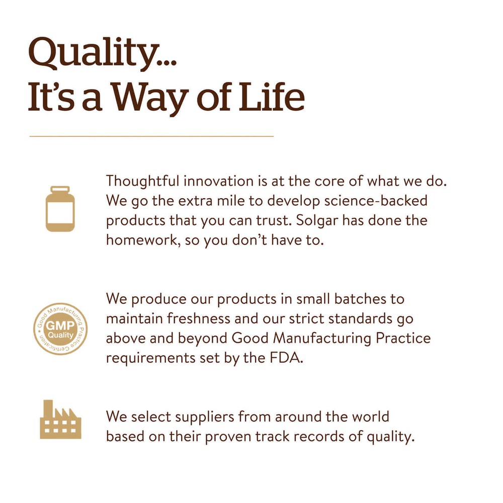 Solgar Chelated Zinc 100 Tablets