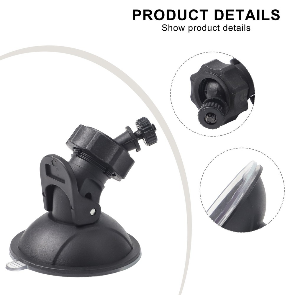 New Practical Driving Recorder Bracket° Rotation Accessories Black