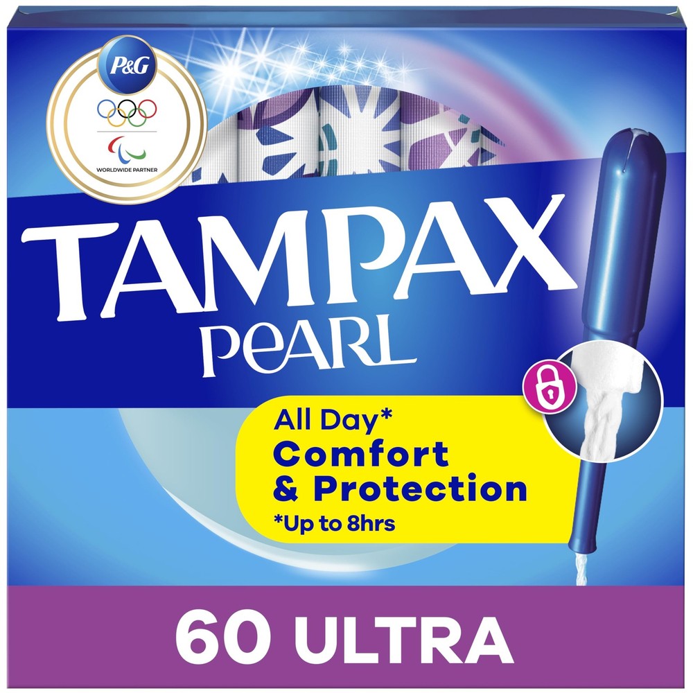 Ultra Absorbent Unscented Tampons with LeakGuard, 60 Count Box