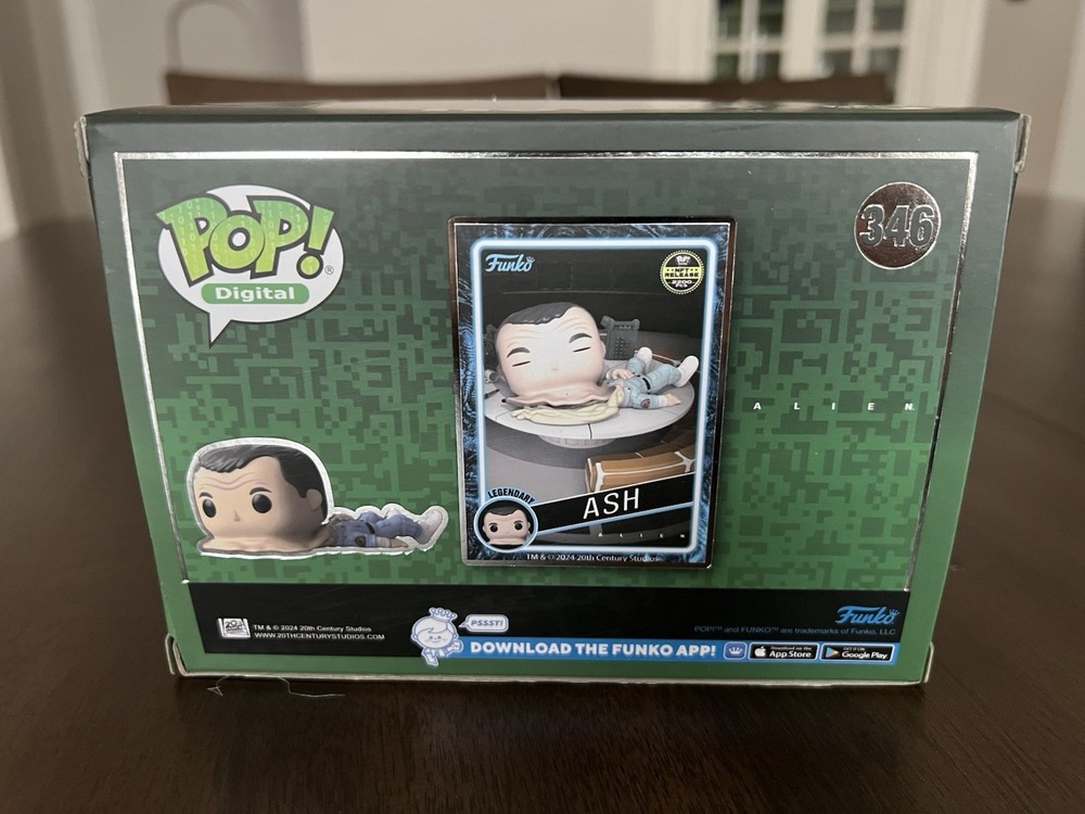 Funko Pop Digital Alien # 346 Ash w/Soft Protector
