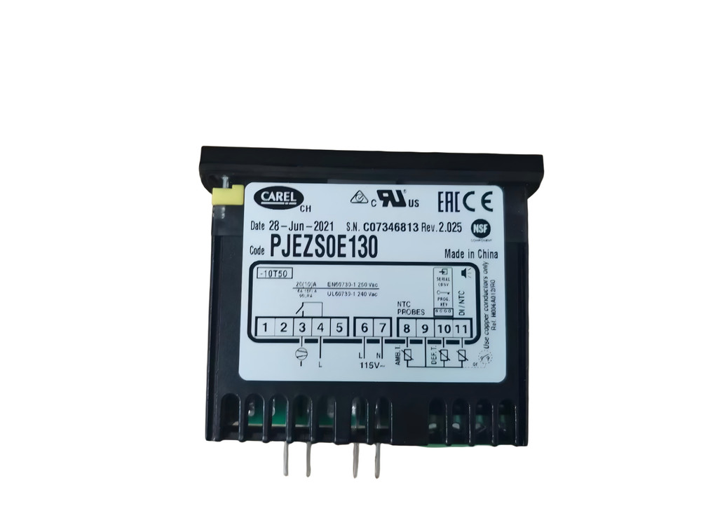 Temperature Controller for Black Refrigerated Air Curtain Merchandiser