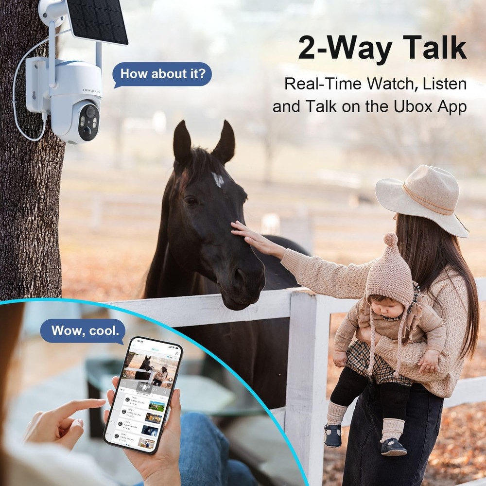 No WIFI Security Camera No Internet Needed, 4G LTE Cellular Security Camera O...