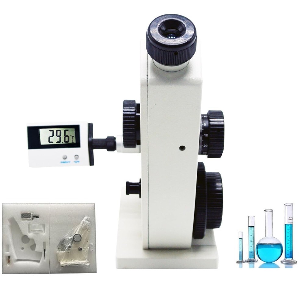 Abbe Monocular Refractometer for Pharmaceutical with Range 1.3000-1