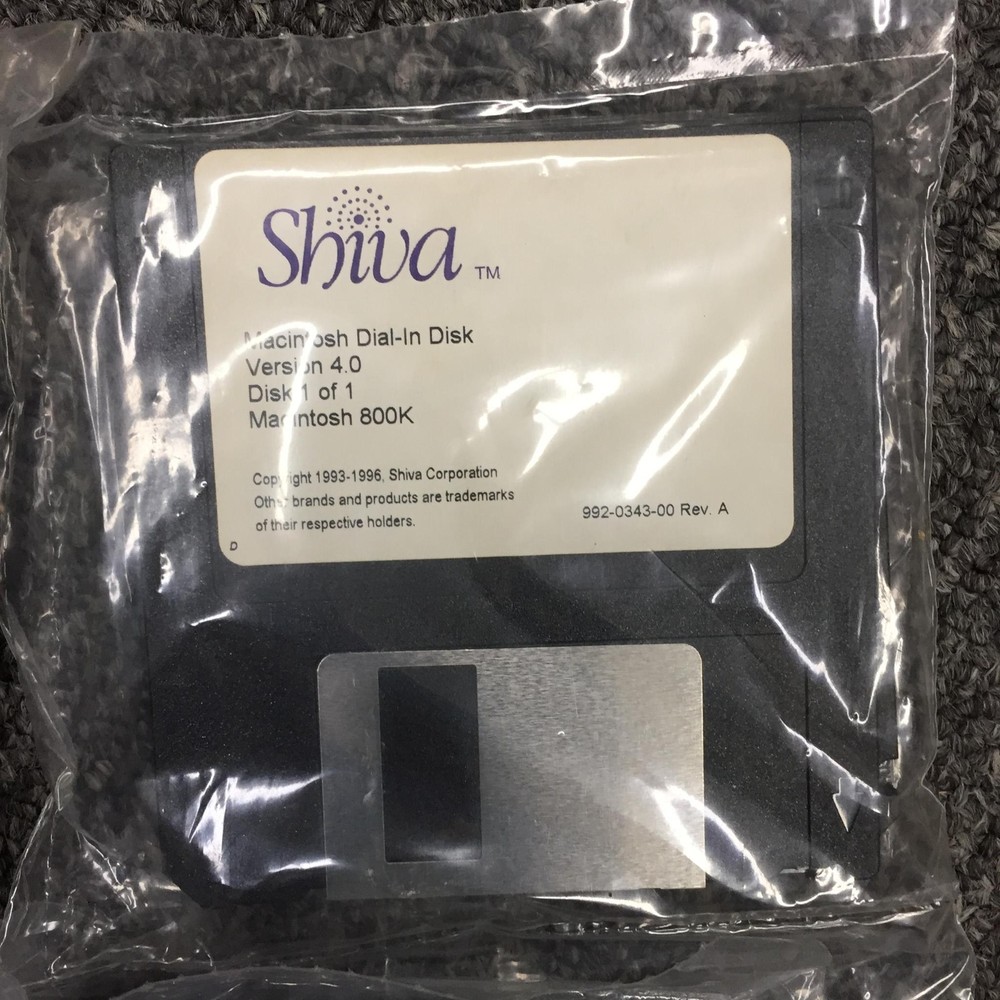 Shiva Administrator Version 1.0 3.5 4.0 Remote Access 3.5" Floppy Disc Set