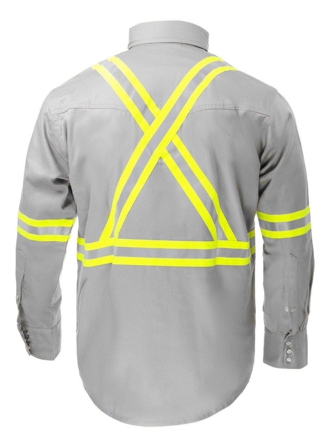 Flame Resistant FR High Visibility Lightweight Work Shirt