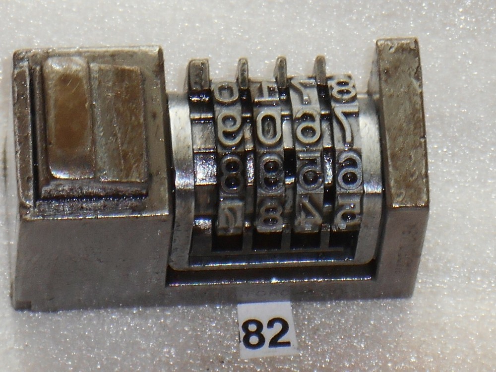 WMA | Reverse letterpress numbering machine | 82