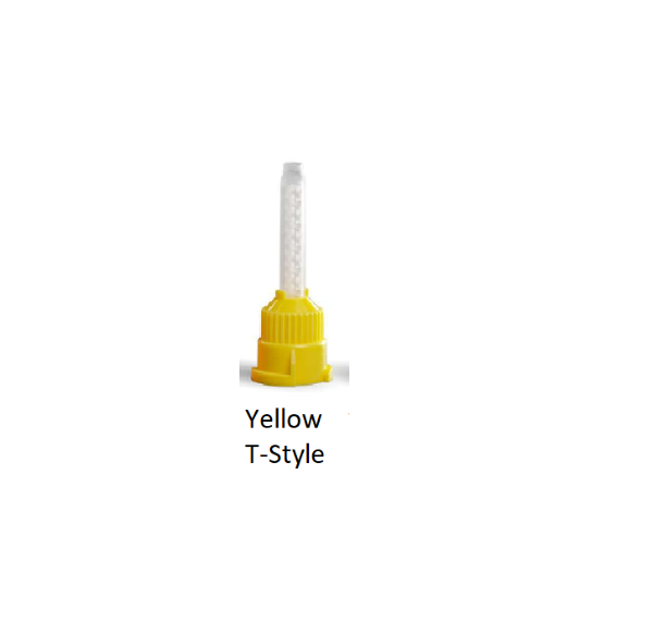 PacDent Type 50pcs Mixing Tips Dental Impression VPS/PVS Yellow