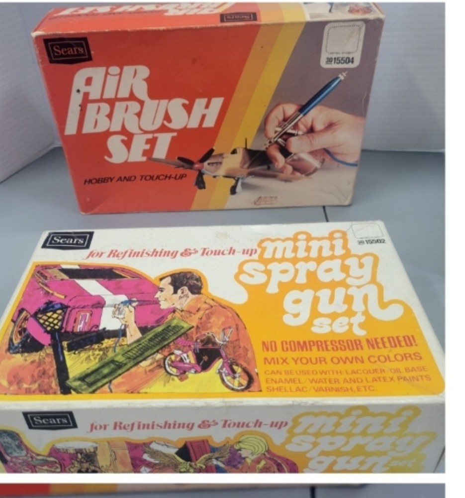 Vintage Sears Air Brush set