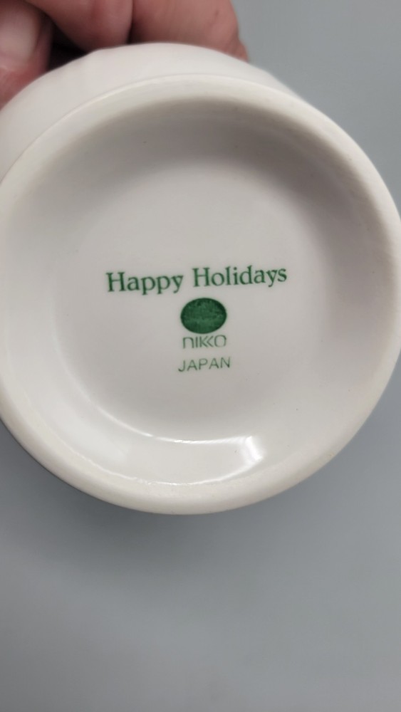 Nikko Happy Holidays 5pc Completer Hostess Set Christmas Tree Serving Tableware