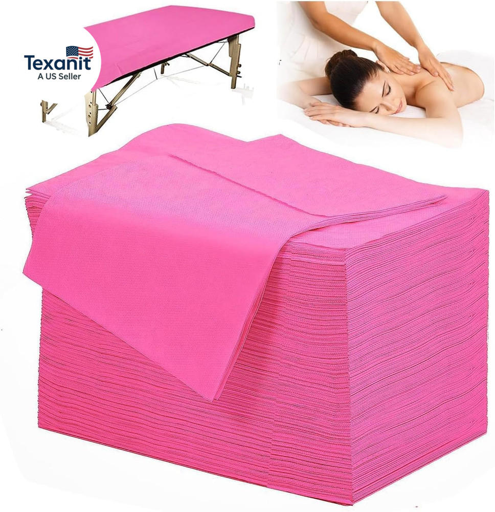 Massage Table Sheets Disposable Spa Table Bed Covers -100 PCS 71"X31" Non Woven