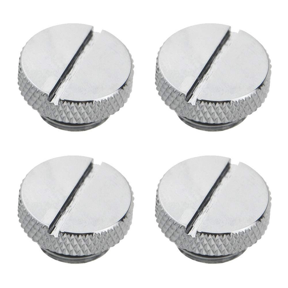 Silver Chrome G1/4" Plug Water Stop Plug Water Locks for Computer Water Cooli...