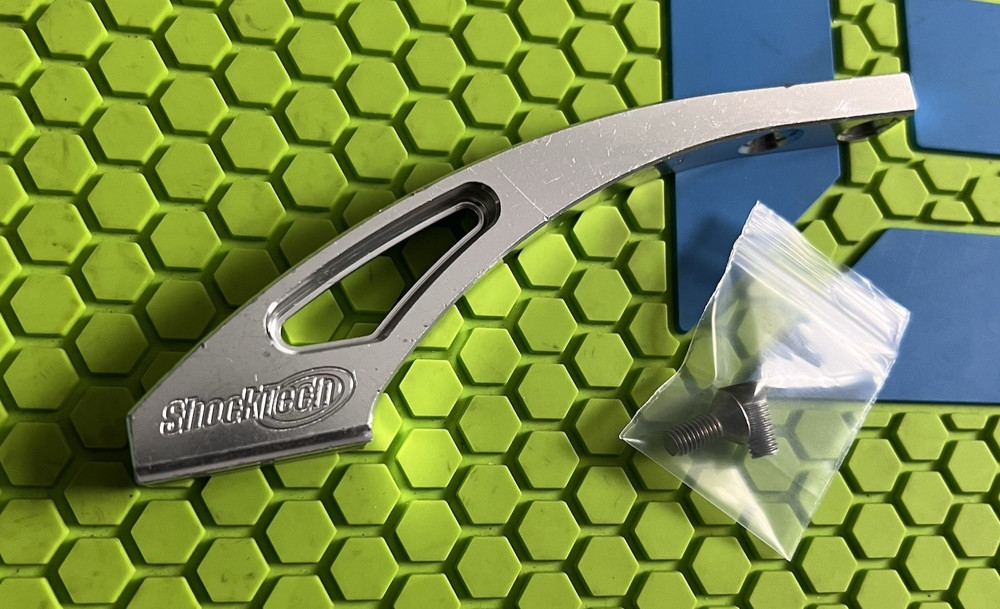 SHOCKTECH PAINTBALL MARKER DROP FORWARD RAIL + SCREWS -PAINTBALL -SILVER IMPULSE
