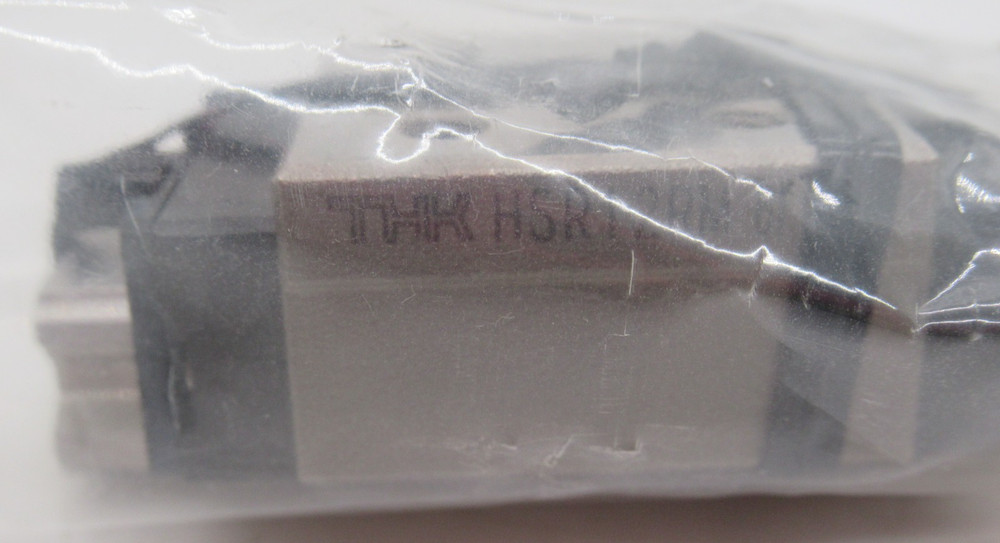 THK LINEAR GUIDE ASSEMBLY HSR12R1UUM+80LM, HIGH RIGIDITY, SELF-ALIGNING BLOCK