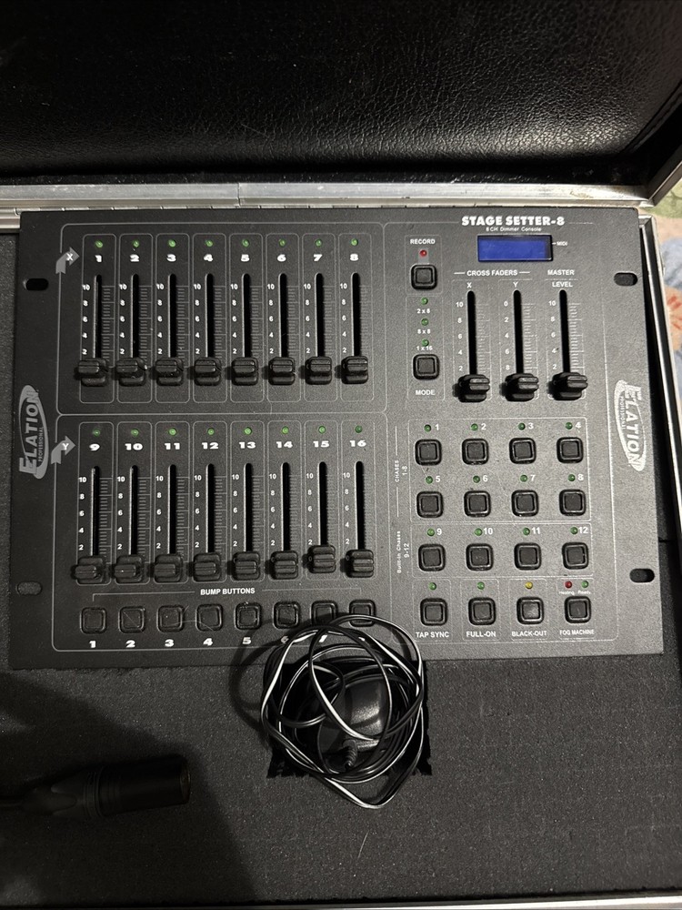 Elation Stage Setter 8 16CH DMX Lighting Controller Console.