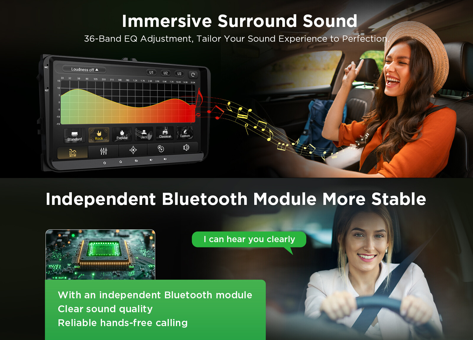 Android 13 Car Stereo Radio GPS Nav Apple CarPlay For VW Volkswagen Jetta Passat