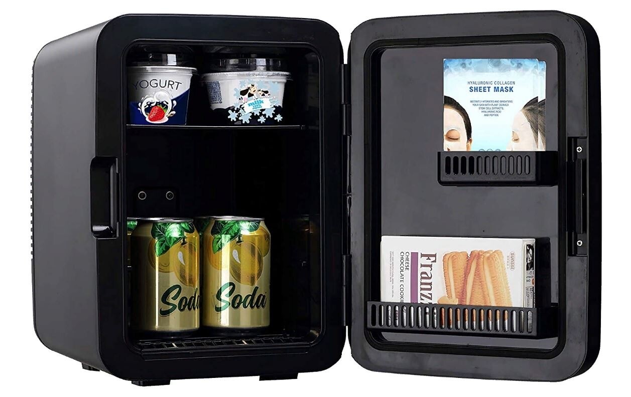 Frigidaire Portable 10L 15-can Mini Fridge Brushed Stainless Rugged Portable