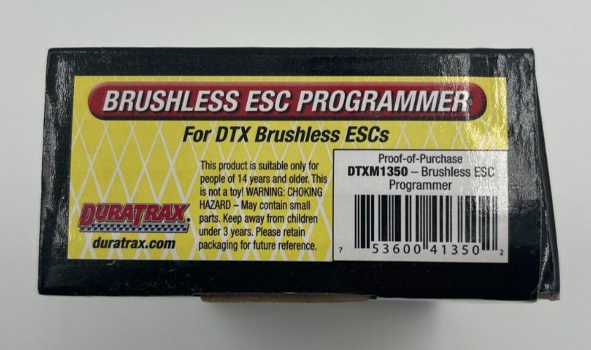 Duratrax Brushless ESC Programmer DTXM1350 (New)