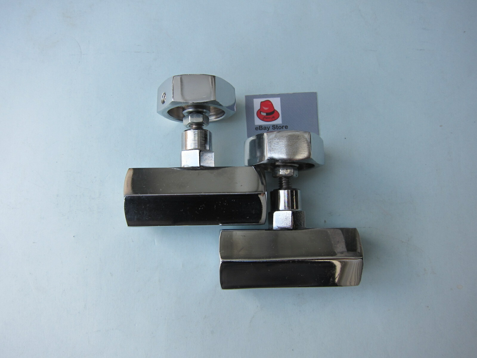 Lowrider Hydraulics 3/8" female to female slow down, 2 pieces, chrome