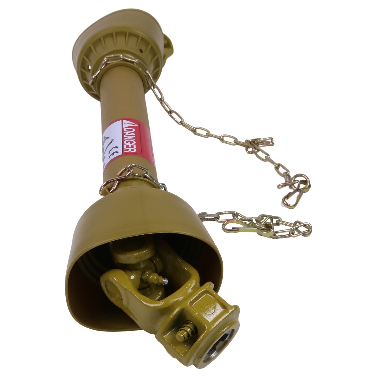 New Pto Drive Shaft 1-3/8" 6 Spline Ends Round End T1 27"-35" For Tractor