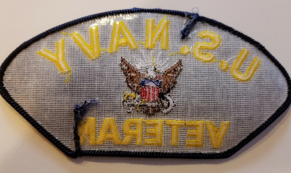 US NAVY VETERAN PATCH - MADE IN THE USA!