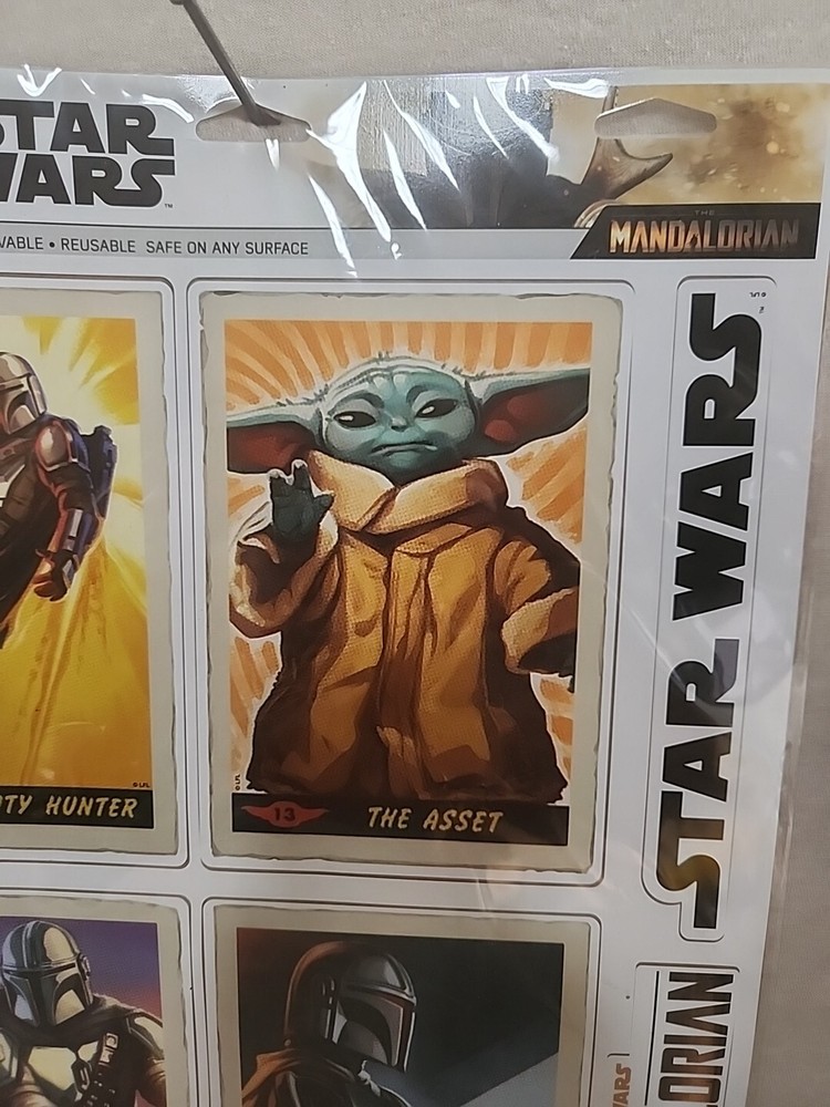 Star Wars Multi-Use Mandalorian Decals 6 Ct