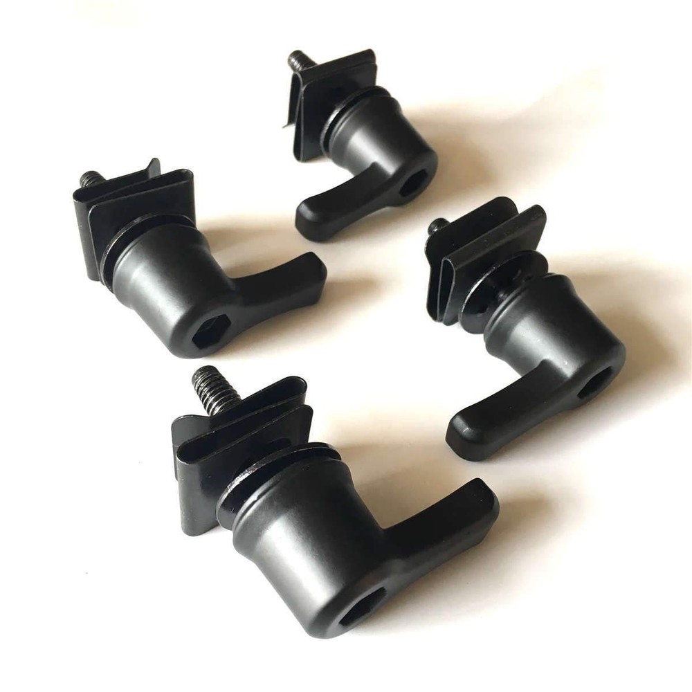 Saddlebag Lever Lock Fastener Bolt Nut Mounting Security Hardware Theft Deter...