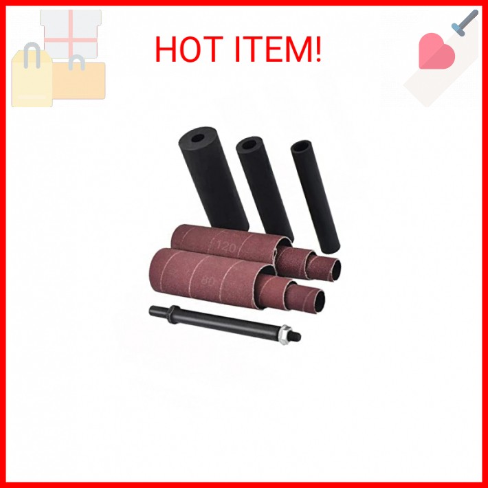 scottchen PRO Spindle Sander Adaptor 4-1/2" x 1/2" with Rubber Sanding Drum Kit