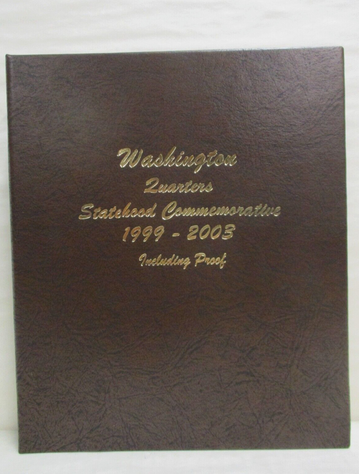 Dansco Coin Album #8143 Washington Statehood Quarters 1999-2003 w Proofs (P D S)