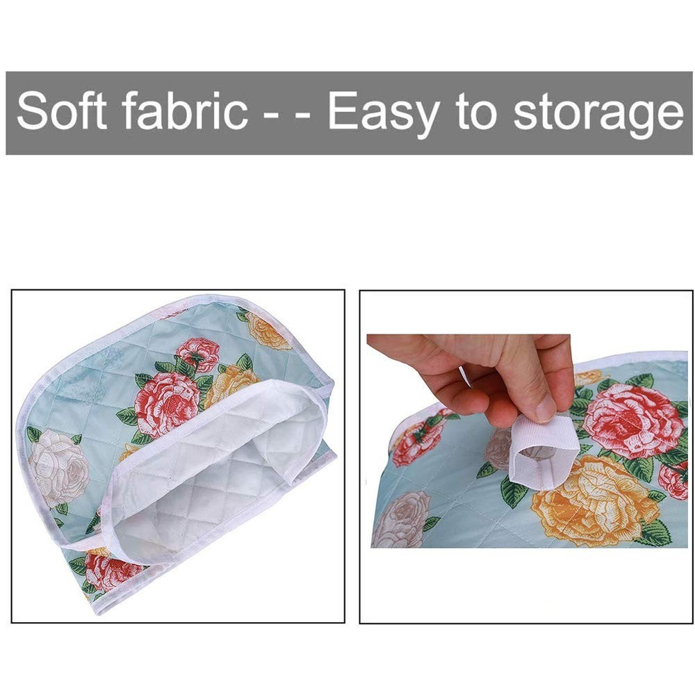 Toaster Cover for 2 Slice Bread Maker - Quilted Kitchen Small Multicolor