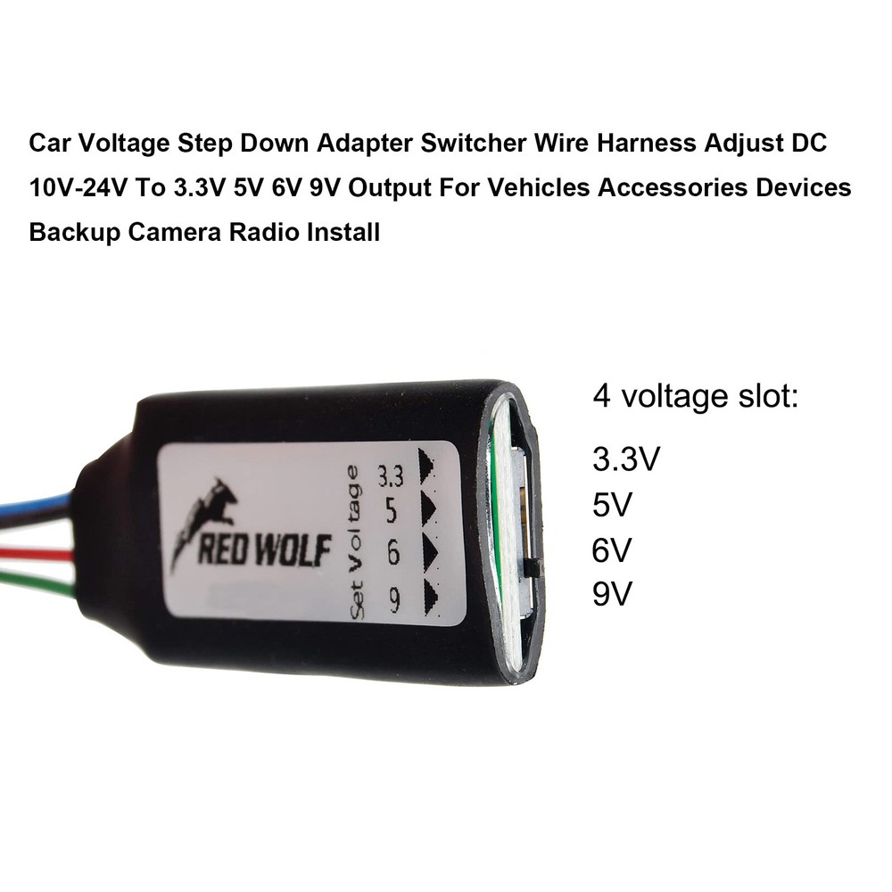 Adjust DC-DC Step Down Converter Voltage Reducer For New Backup Camera Install