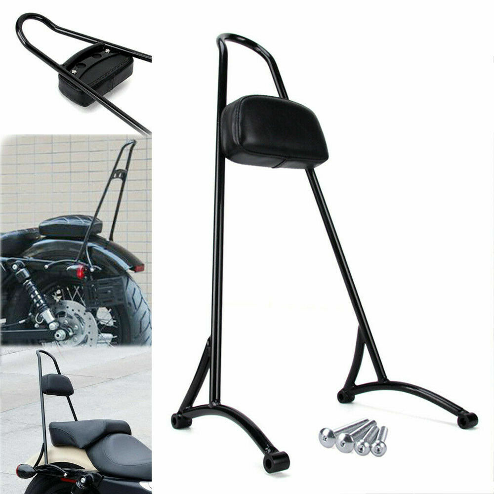 Tall Sissy Bar Passenger Backrest for Harley Sportster XL Iron 883 1200 48 72