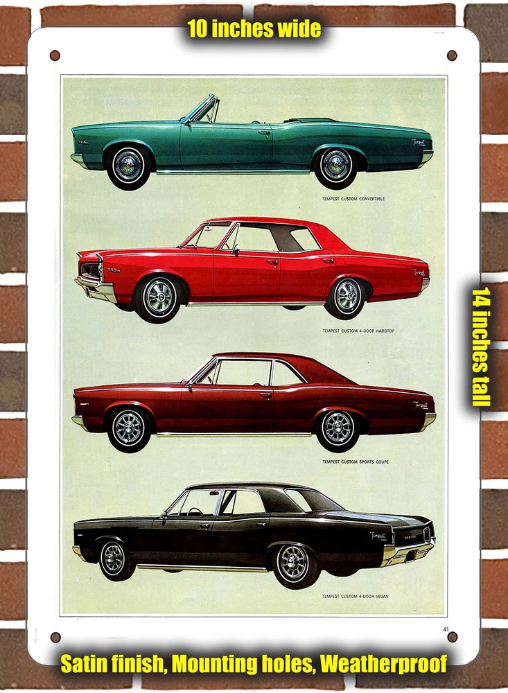 Metal Sign - 1966 Pontiac (Sign Variant #29)