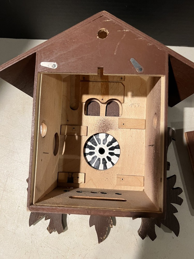 Vintage Cuckoo Clock Wooden Case