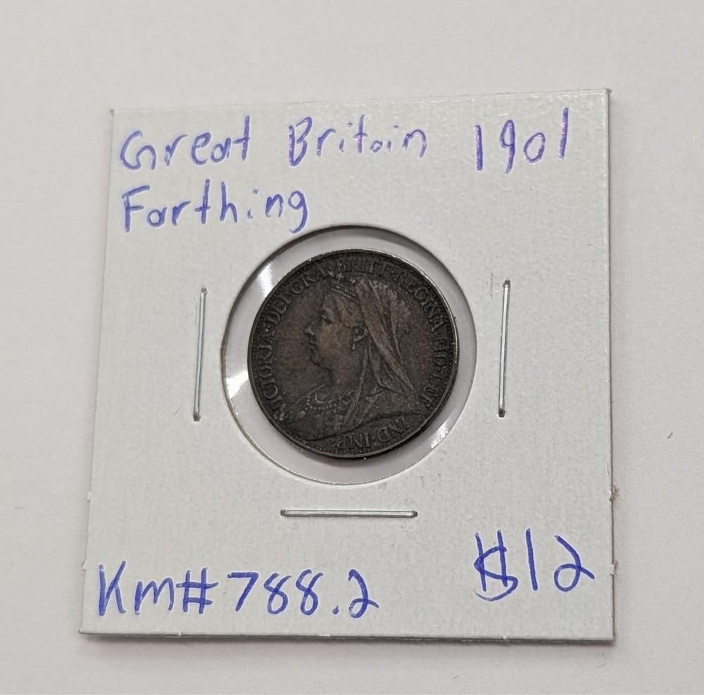 1901- Great Britain Farthing KM#788.2